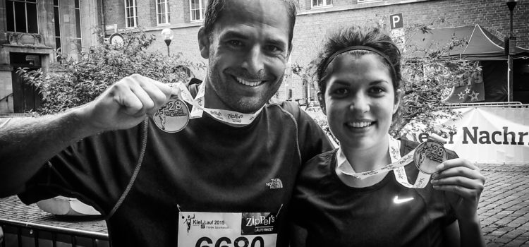 Yasmin und Rouven beim Kieler Halbmarathon Yasmin und Rouven beim Kieler Halbmarathon